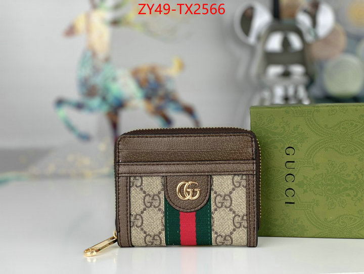 Gucci Bags(4A)-Wallet- 1:1 replica wholesale ID: TX2566 $: 49USD,