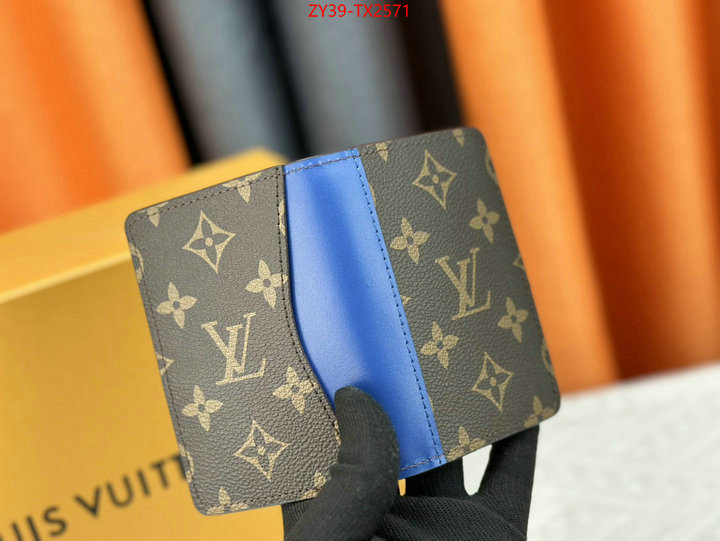 LV Bags(4A)-Wallet shop ID: TX2571 $: 39USD,