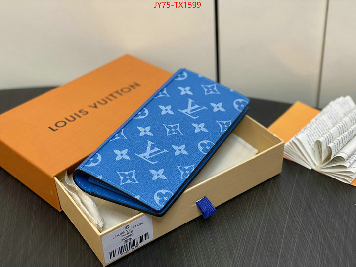 LV Bags(TOP)-Wallet 2023 aaaaa replica 1st copy ID: TX1599 $: 75USD