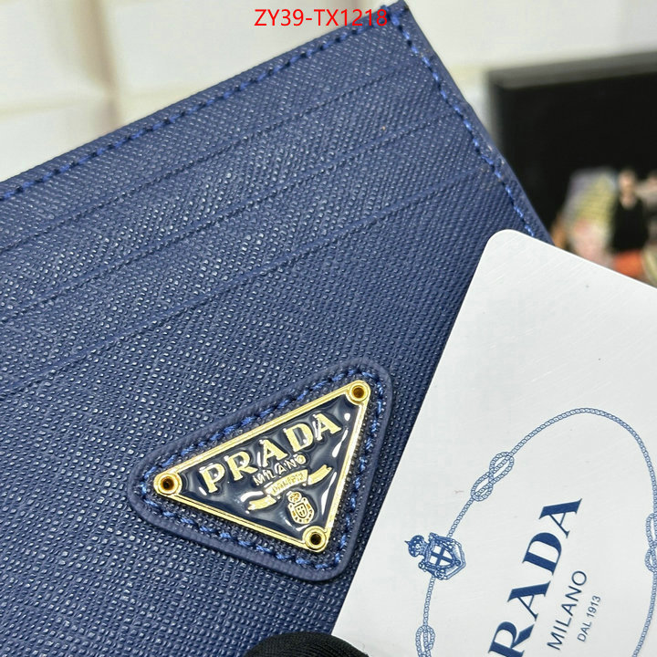 Prada Bags (4A)-Wallet high quality replica designer ID: TX1218 $: 39USD,