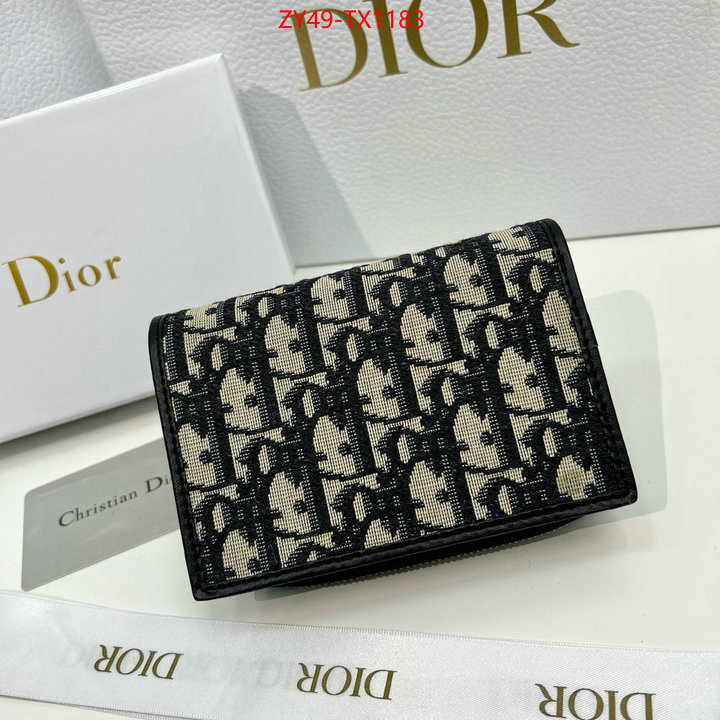 Dior Bags(4A)-Wallet- best quality designer ID: TX1183 $: 49USD,