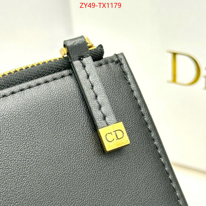 Dior Bags(4A)-Wallet- can i buy replica ID: TX1179 $: 49USD,