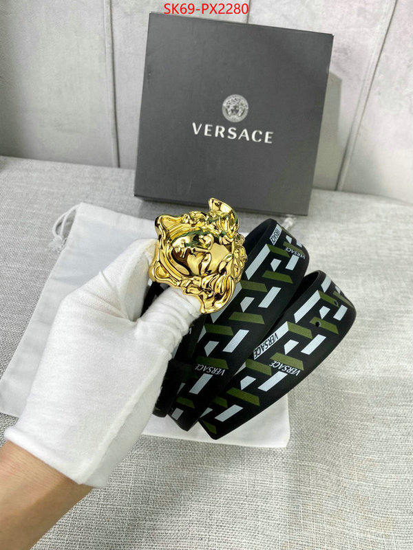 Belts-Versace luxury fashion replica designers ID: PX2280 $: 69USD