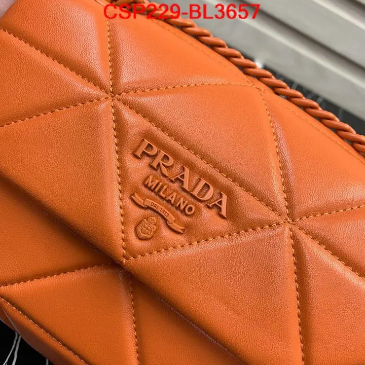 Prada Bags (TOP)-Diagonal- best fake ID: BL3657 $: 229USD,