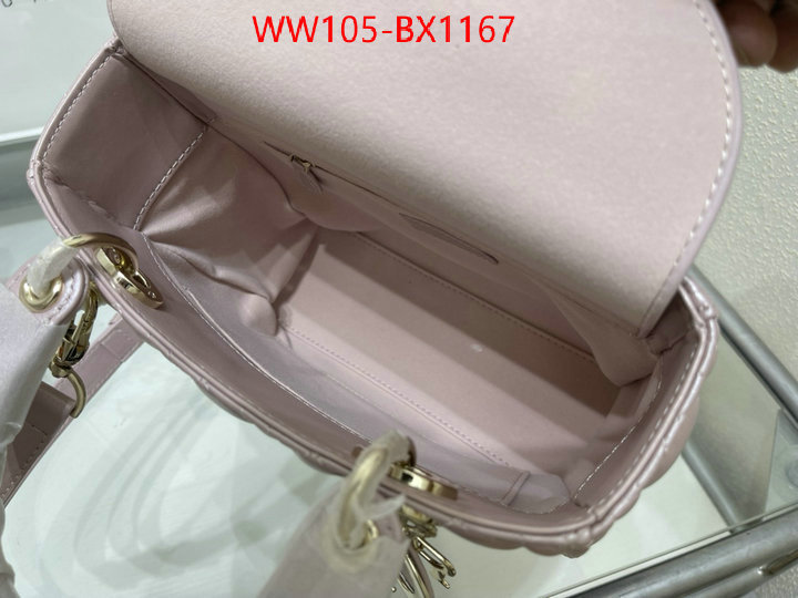 Dior Bags(4A)-Lady- high quality 1:1 replica ID: BX1167 $: 105USD,