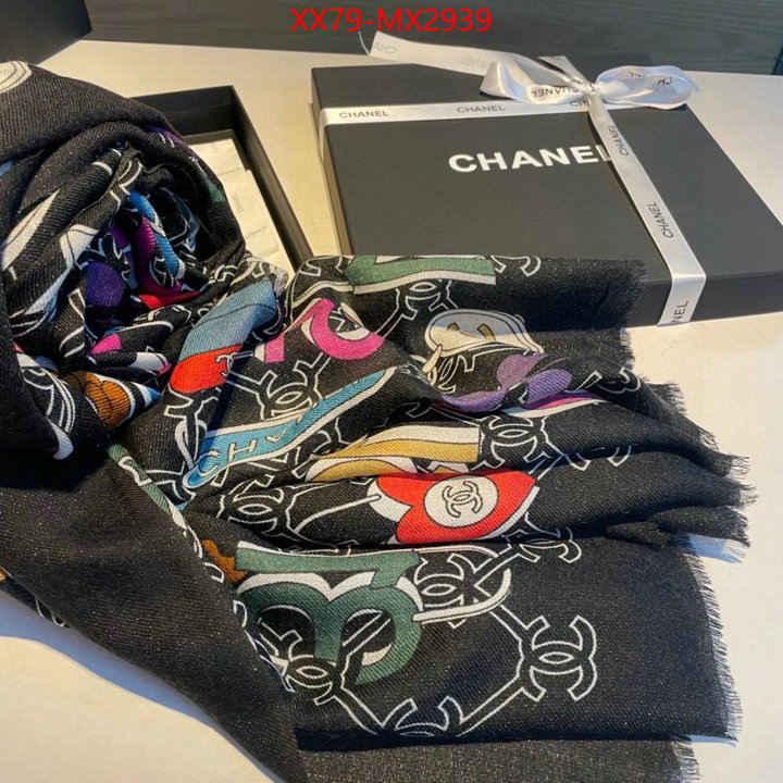 Scarf-Chanel how to buy replica shop ID: MX2939 $: 79USD