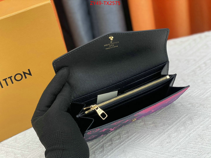 LV Bags(4A)-Wallet wholesale replica ID: TX2575 $: 49USD,