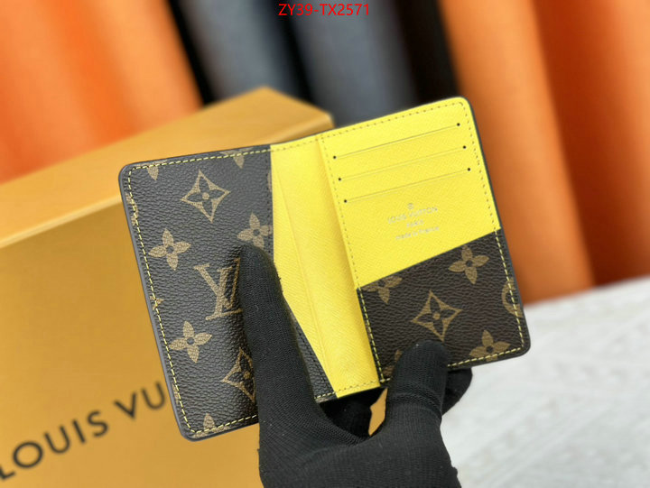 LV Bags(4A)-Wallet shop ID: TX2571 $: 39USD,