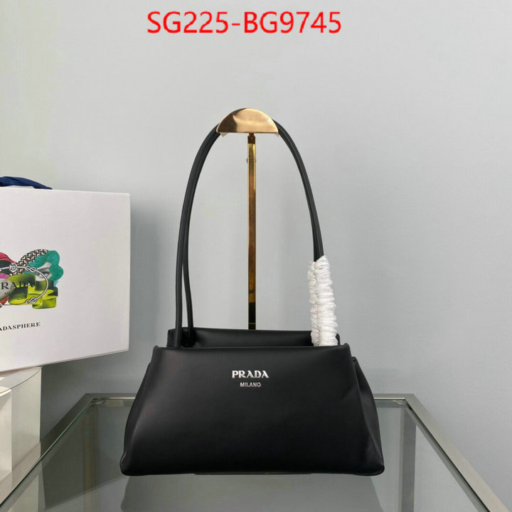 Prada Bags (TOP)-Handbag- replica aaaaa+ designer ID: BG9745 $: 225USD,