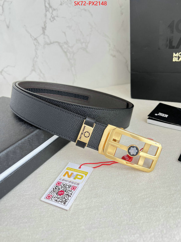Belts-Montblanc the highest quality fake ID: PX2148 $: 72USD