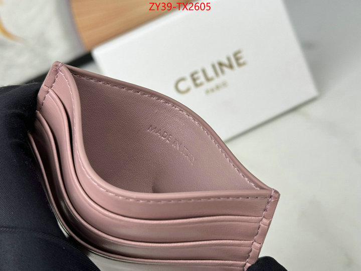 CELINE Bags(4A)-Wallet high quality happy copy ID: TX2605 $: 39USD,