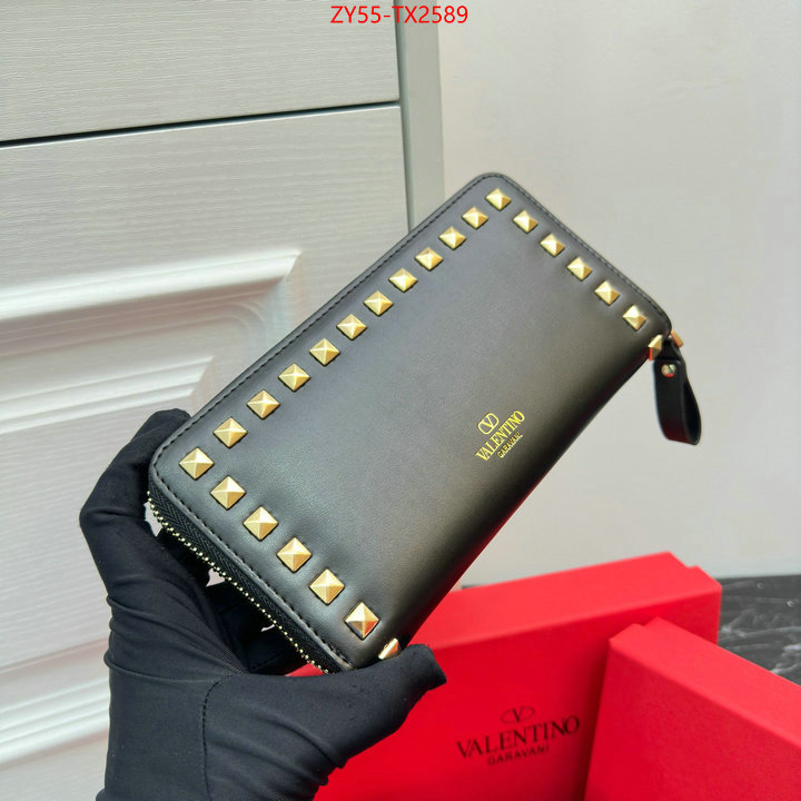 Valentino Bags(4A)-Wallet designer high replica ID: TX2589 $: 55USD,