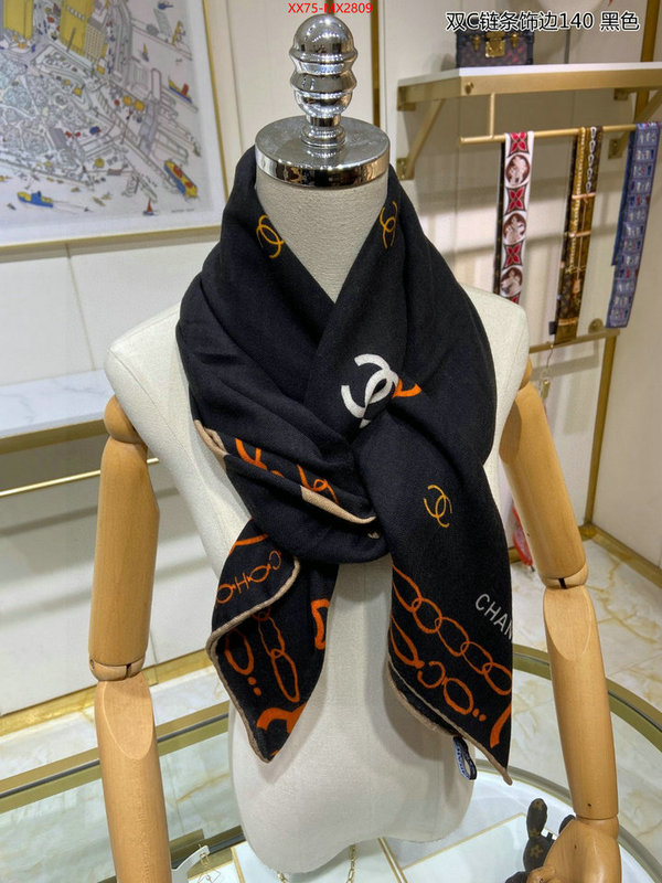 Scarf-Chanel where quality designer replica ID: MX2809 $: 75USD