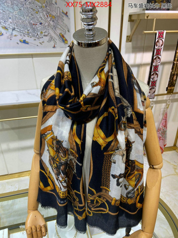 Scarf-Hermes cheap wholesale ID: MX2884 $: 75USD