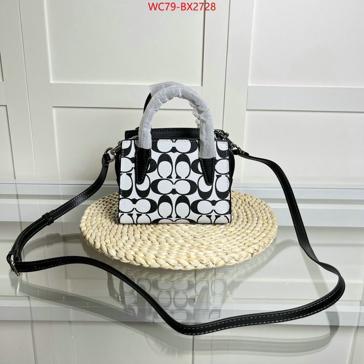 Coach Bags(4A)-Diagonal fake cheap best online ID: BX2728 $: 79USD,