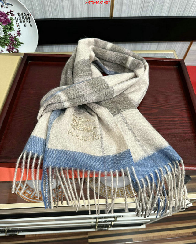 Scarf-Burberry cheap replica designer ID: MX1497 $: 79USD