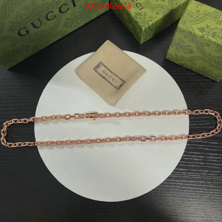 Jewelry-Gucci what is aaaaa quality ID: JG9978 $: 75USD