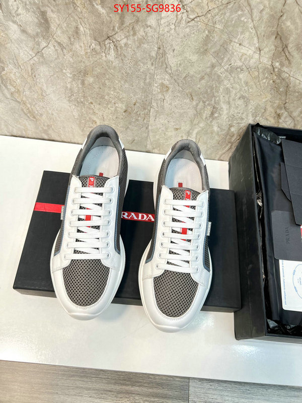 Men shoes-Prada 1:1 replica wholesale ID: SG9836 $: 155USD