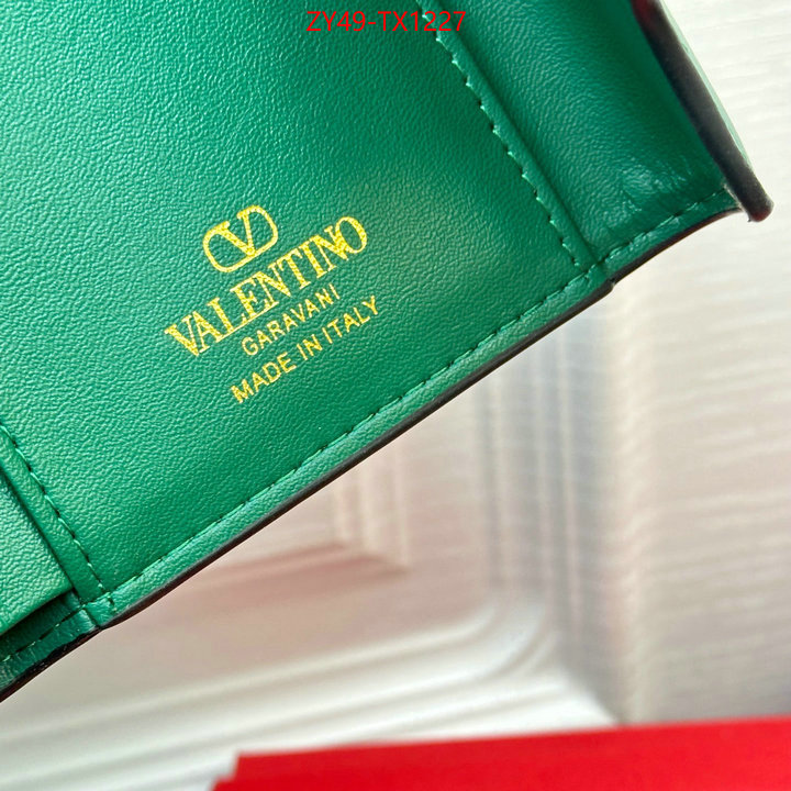 Valentino Bags(4A)-Wallet replica 2023 perfect luxury ID: TX1227 $: 49USD,