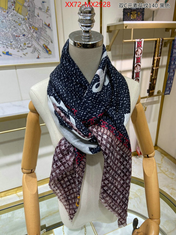 Scarf-Chanel buy high-quality fake ID: MX2928 $: 72USD