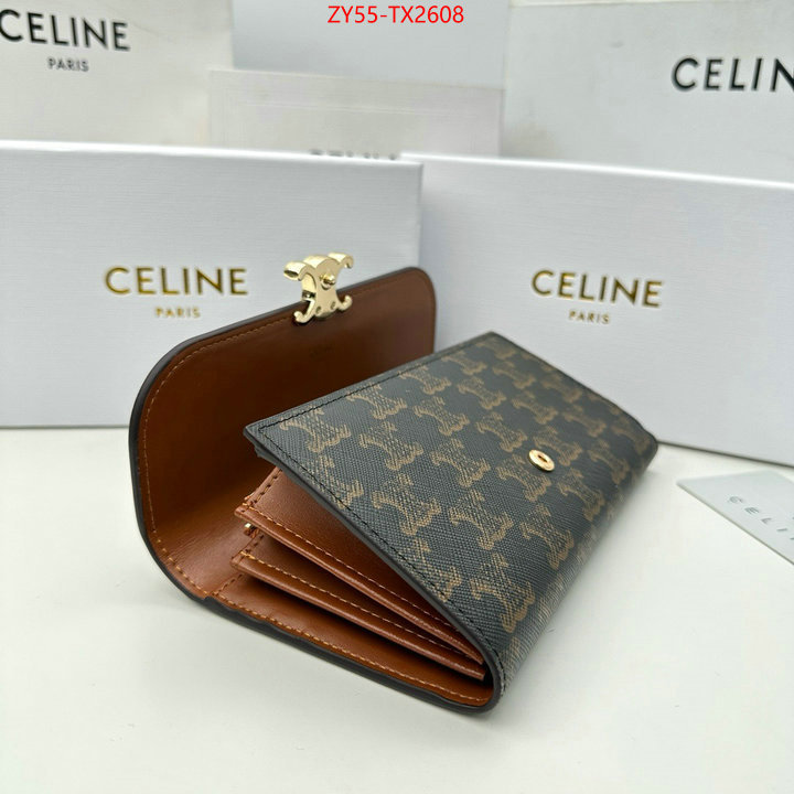 CELINE Bags(4A)-Wallet wholesale replica shop ID: TX2608 $: 55USD,