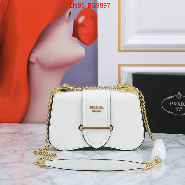 Prada Bags (4A)-Diagonal- fake high quality ID: BG9897 $: 95USD,