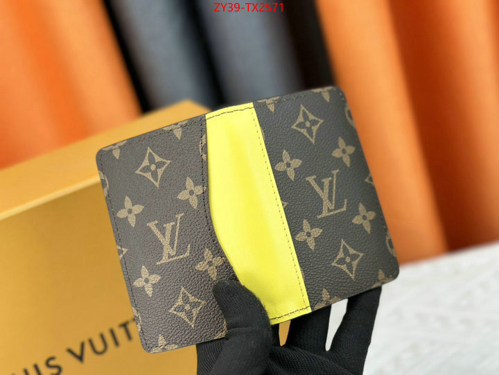 LV Bags(4A)-Wallet shop ID: TX2571 $: 39USD,