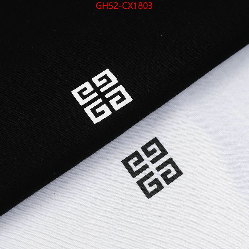 Clothing-Givenchy designer fashion replica ID: CX1803 $: 52USD