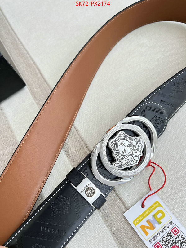 Belts-Versace designer wholesale replica ID: PX2174 $: 72USD