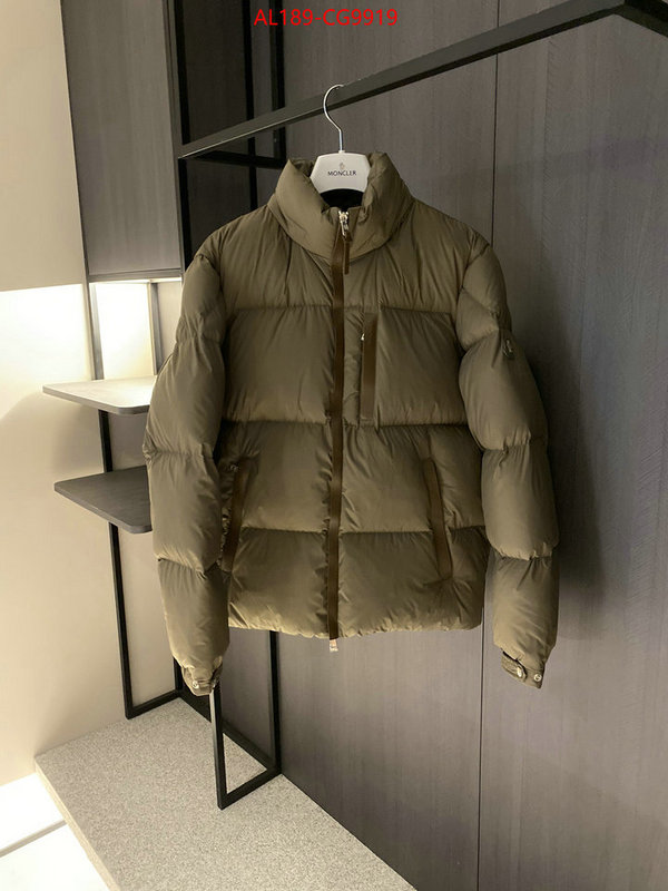 Down jacket Men-Moncler the quality replica ID: CG9919 $: 189USD
