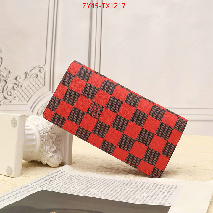 LV Bags(4A)-Wallet replica aaaaa designer ID: TX1217 $: 45USD,