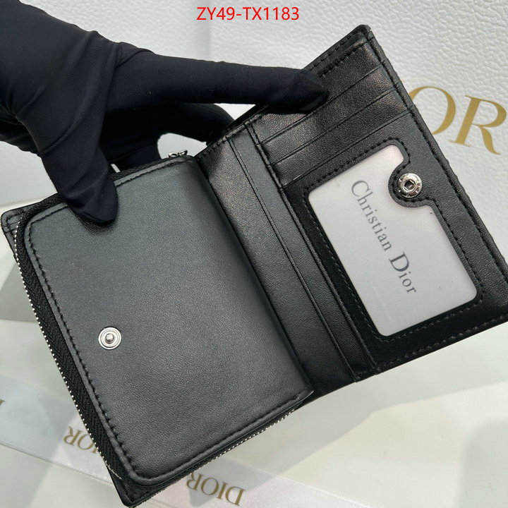 Dior Bags(4A)-Wallet- best quality designer ID: TX1183 $: 49USD,