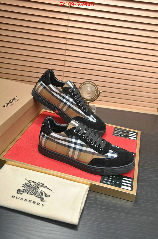 Men Shoes-Burberry top quality replica ID: SG9801 $: 109USD