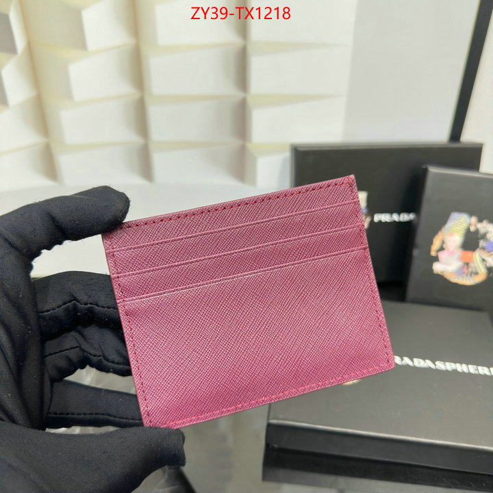 Prada Bags (4A)-Wallet high quality replica designer ID: TX1218 $: 39USD,