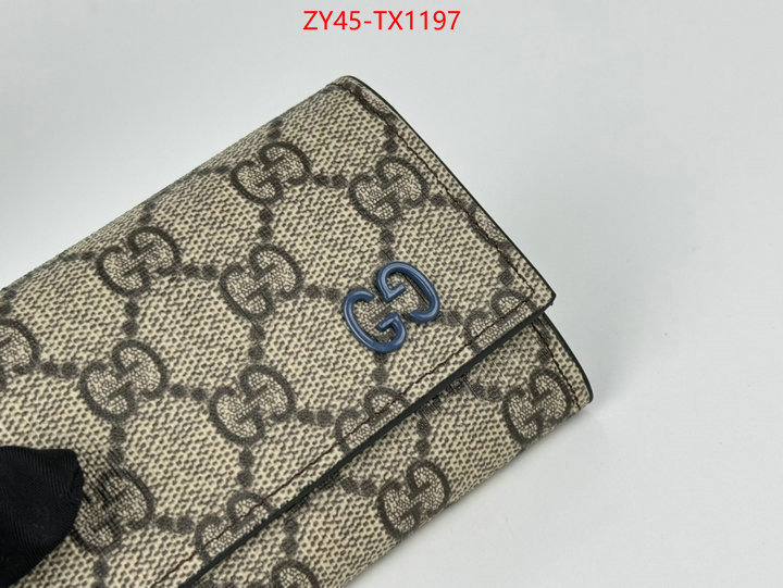 Gucci Bags(4A)-Wallet- perfect ID: TX1197 $: 45USD,