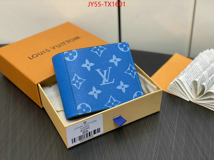 LV Bags(TOP)-Wallet is it illegal to buy ID: TX1601 $: 55USD