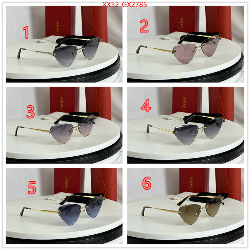 Glasses-Cartier quality replica ID: GX2785 $: 52USD