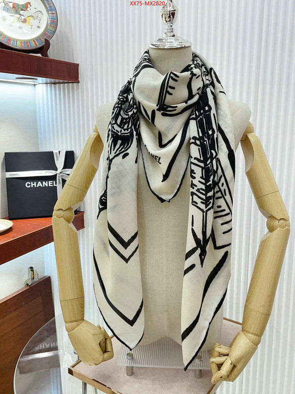 Scarf-Chanel fashion ID: MX2820 $: 75USD