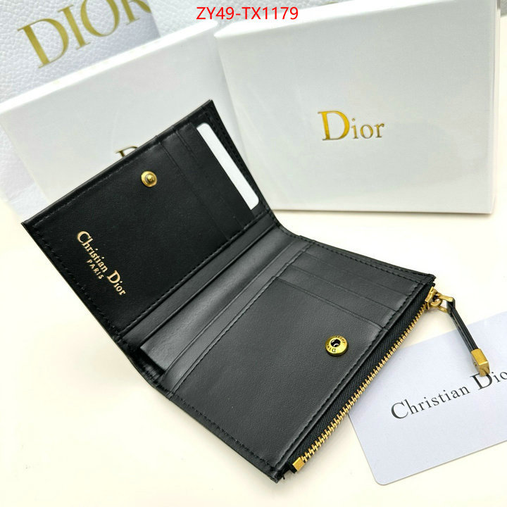 Dior Bags(4A)-Wallet- can i buy replica ID: TX1179 $: 49USD,