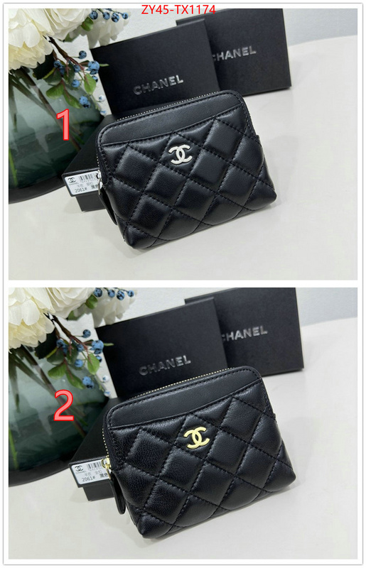 Chanel Bags(4A)-Wallet- what is a 1:1 replica ID: TX1174 $: 45USD,