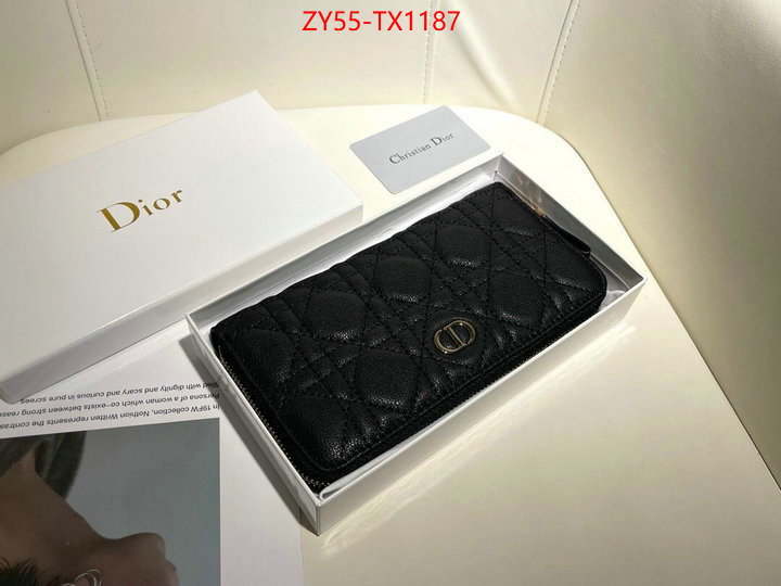 Dior Bags(4A)-Wallet- fake high quality ID: TX1187 $: 55USD,