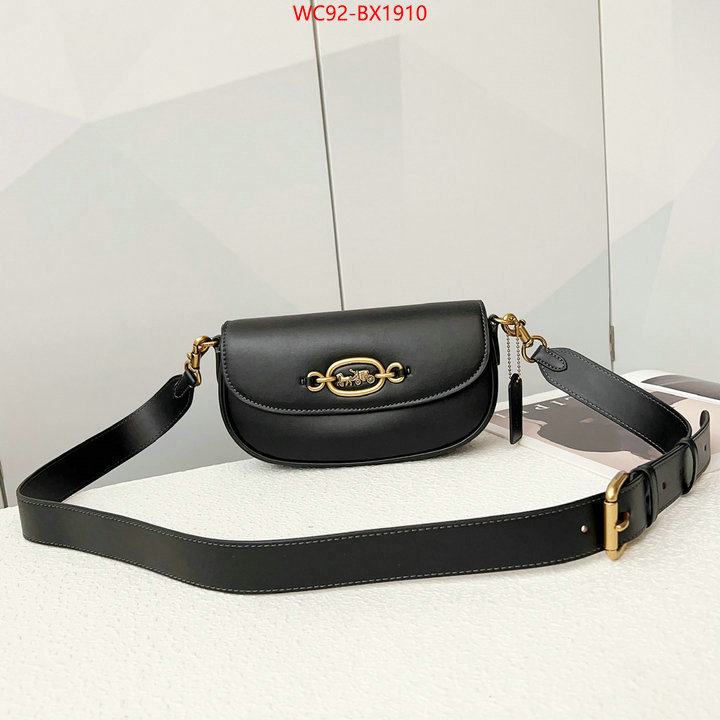 Coach Bags(4A)-Diagonal designer fake ID: BX1910 $: 92USD,