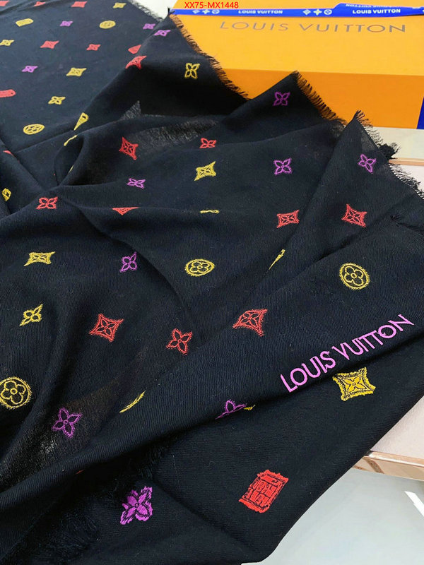 Scarf-LV outlet sale store ID: MX1448 $: 75USD