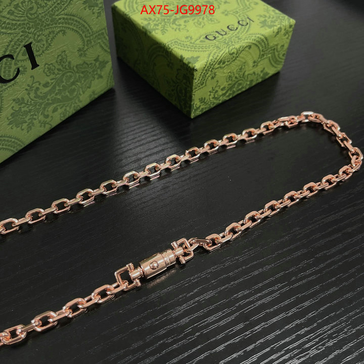 Jewelry-Gucci what is aaaaa quality ID: JG9978 $: 75USD