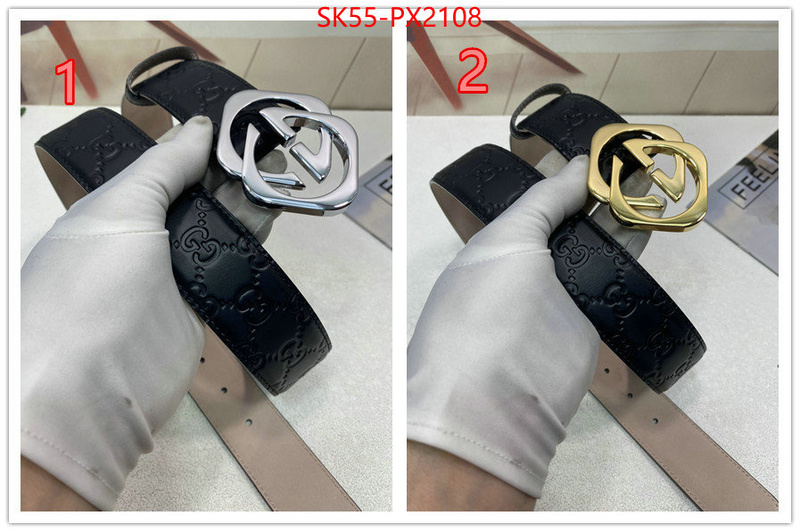 Belts-Gucci best quality designer ID: PX2108 $: 55USD