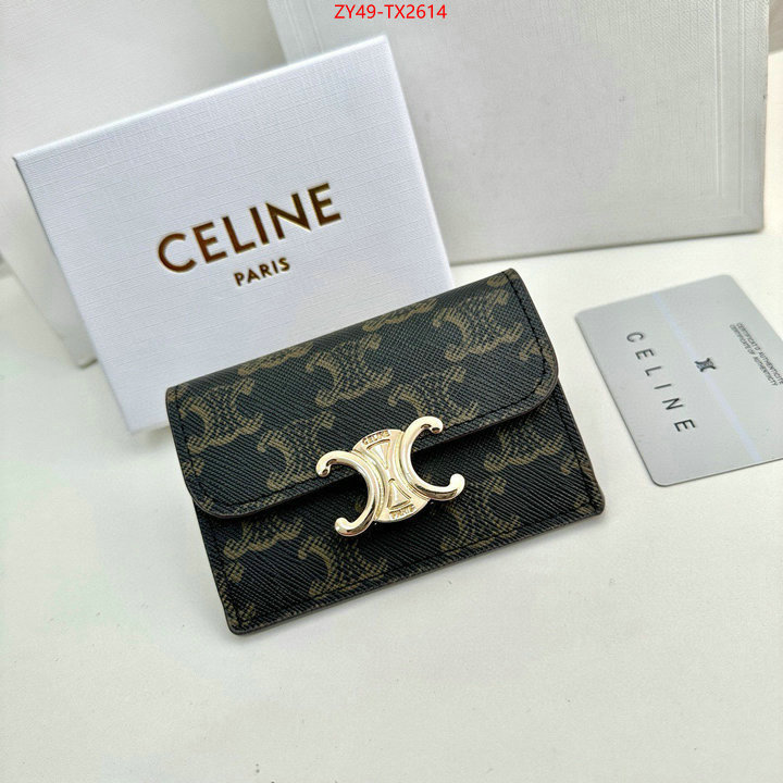 CELINE Bags(4A)-Wallet top fake designer ID: TX2614 $: 49USD,