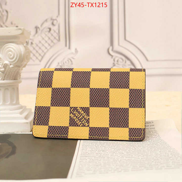 LV Bags(4A)-Wallet aaaaa replica ID: TX1215 $: 45USD,