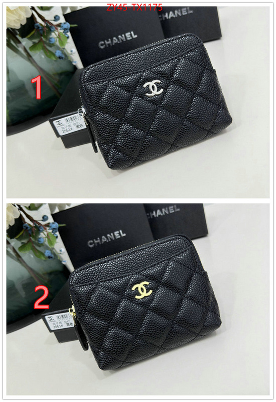 Chanel Bags(4A)-Wallet- wholesale designer shop ID: TX1175 $: 45USD,