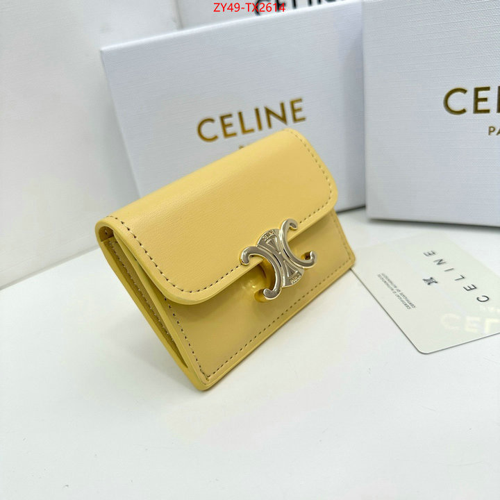 CELINE Bags(4A)-Wallet top fake designer ID: TX2614 $: 49USD,