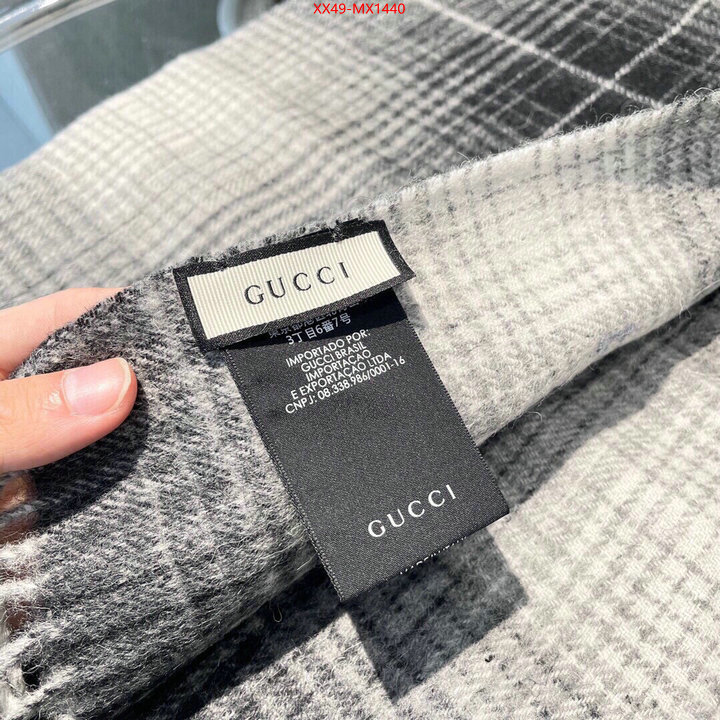 Scarf-Gucci outlet sale store ID: MX1440 $: 49USD